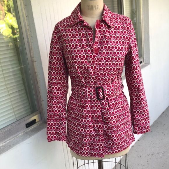 Gap Floral Short Trench - Picture 1 of 6